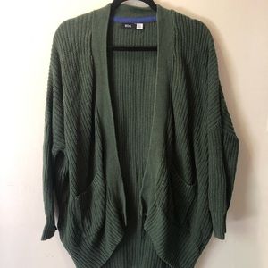 Urban Outfitters Knit Sloughy Cardigan - Green